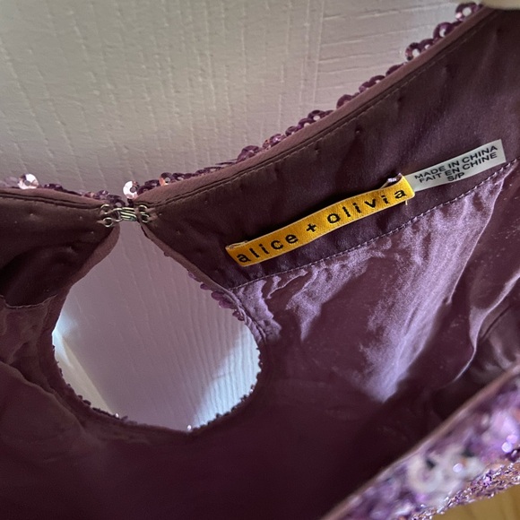 Alice + Olivia Sequin Mini Dress - Picture 5 of 12